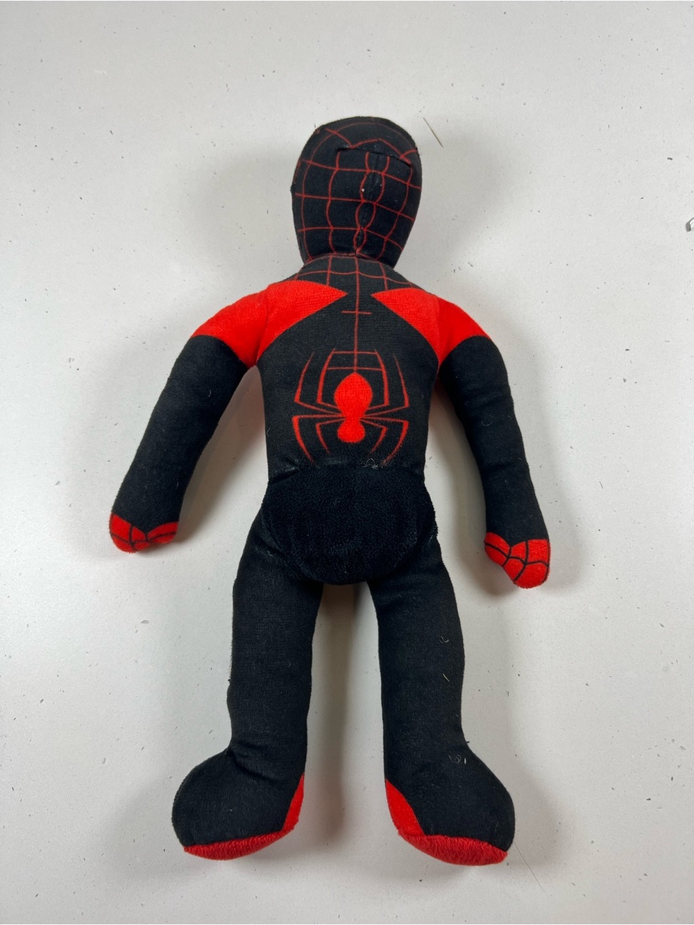 Marvel Spider-Man Miles Morales 13” Black Red Plush Stuffed Animal - Picture 2 of 3